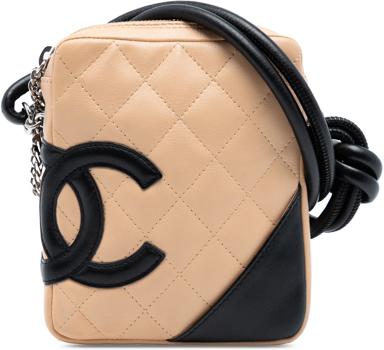 Chanel Mini Lambskin Cambon Ligne Crossbody Bruin