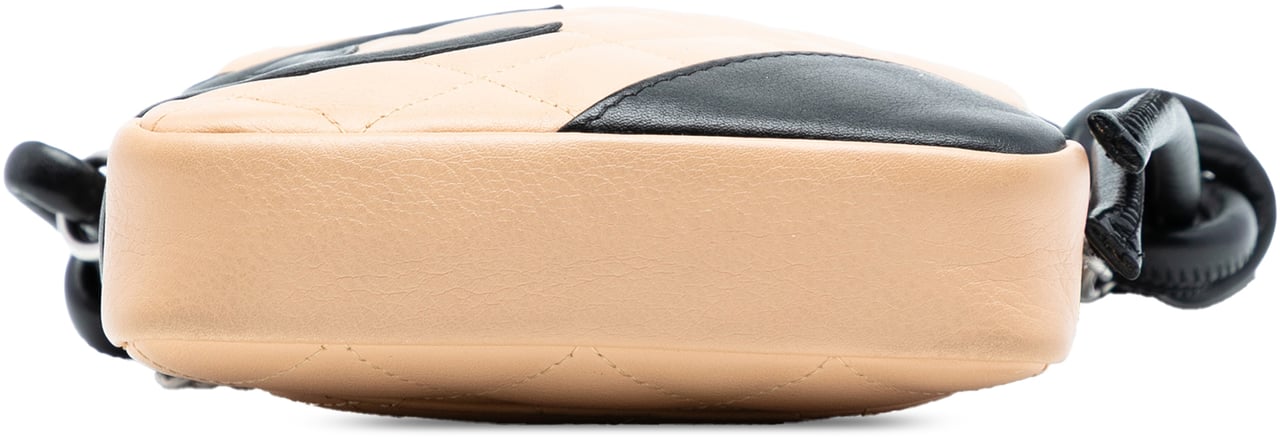 Chanel Mini Lambskin Cambon Ligne Crossbody Bruin