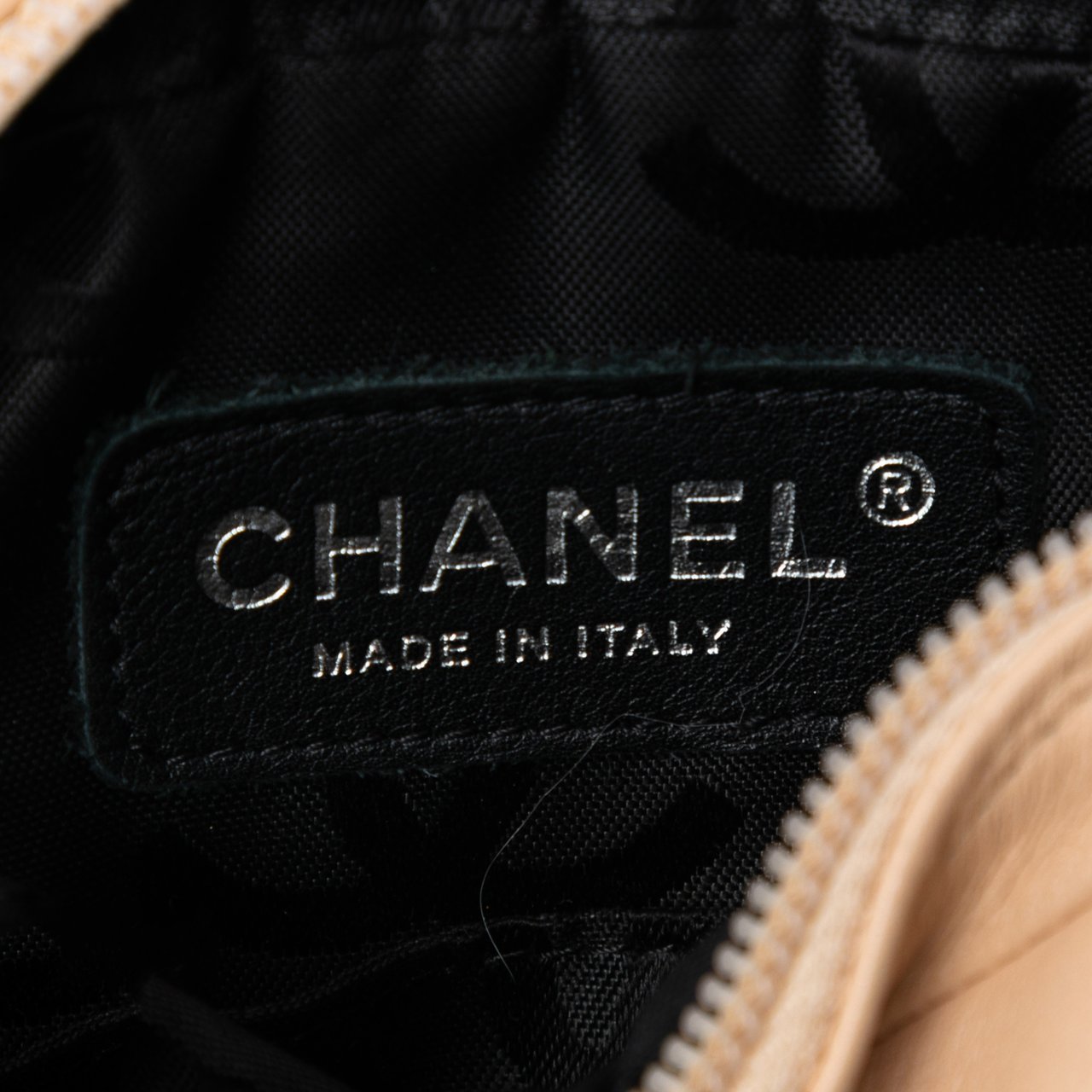 Chanel Mini Lambskin Cambon Ligne Crossbody Bruin