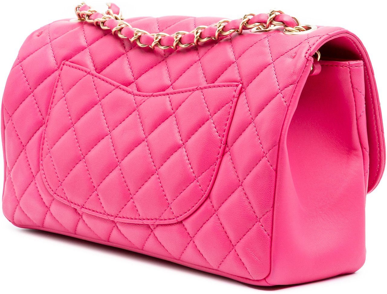 Chanel Medium Quilted Lambskin Mademoiselle Chic Flap Roze