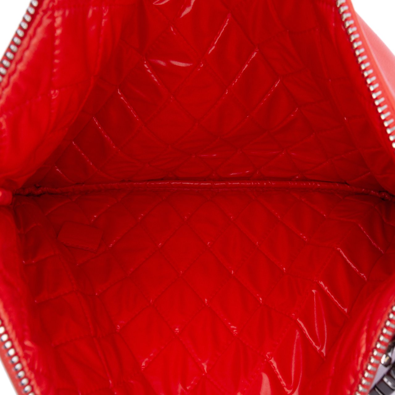 Chanel Medium Printed Lambskin Cuba La Habana O Case Clutch Rood