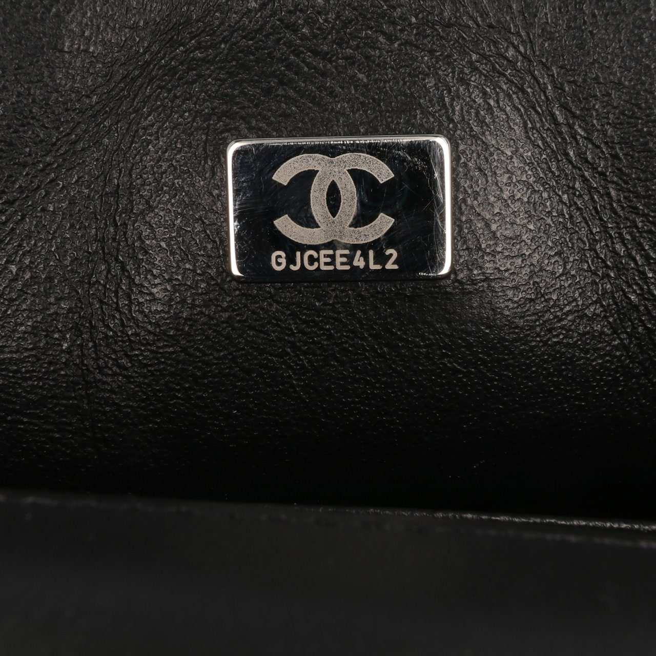 Chanel Mini Square Classic Patent So Black Single Flap Zwart