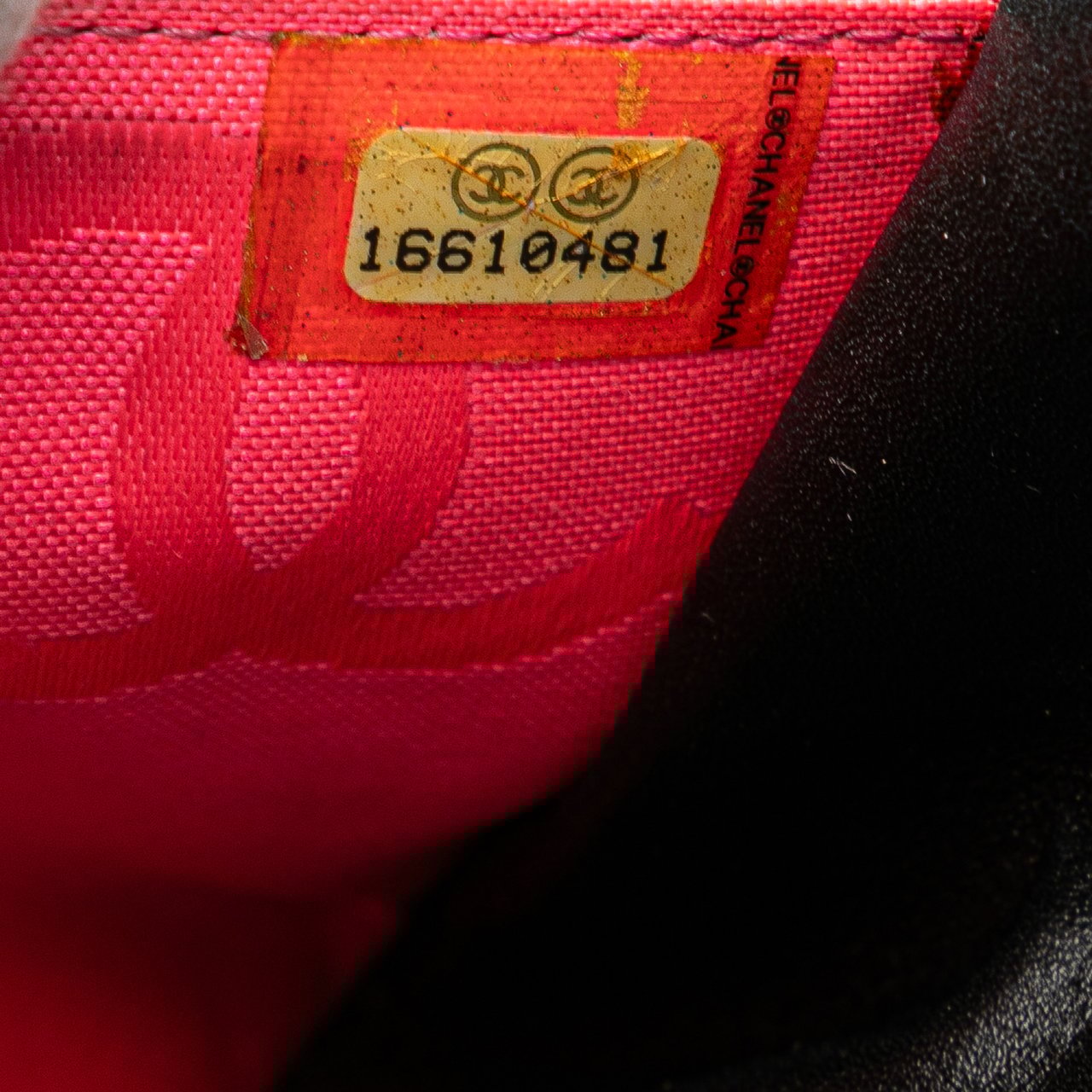 Chanel Lambskin Cambon Ligne Wallet On Chain Zwart