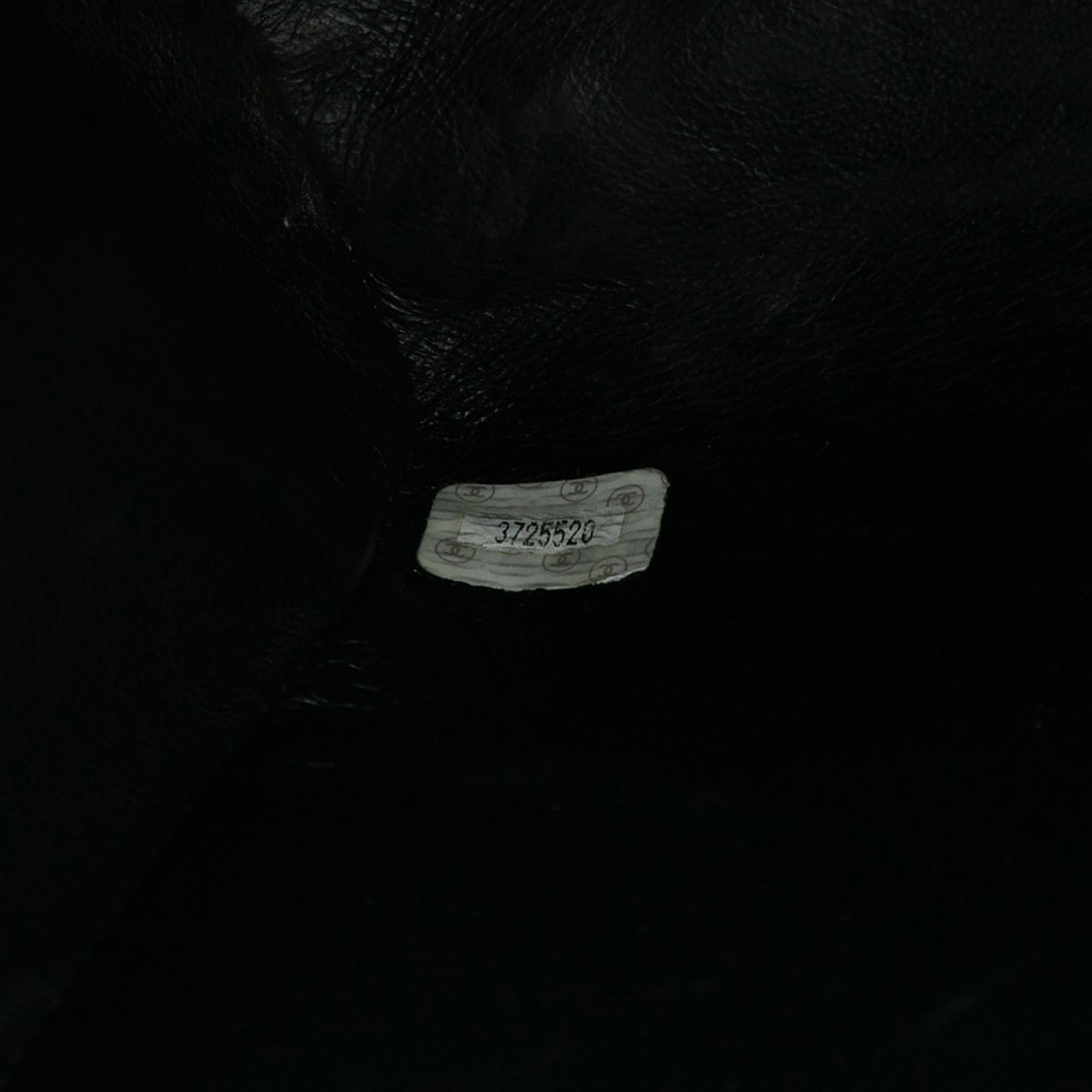 Chanel Jumbo CC Quilted Caviar Kelly Top Handle Bag Zwart