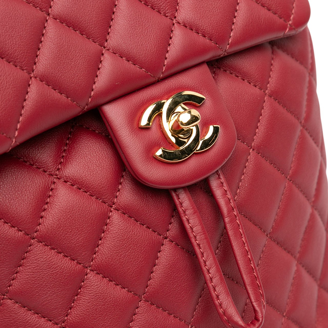 Chanel Mini Quilted Lambskin Urban Spirit Backpack Rood