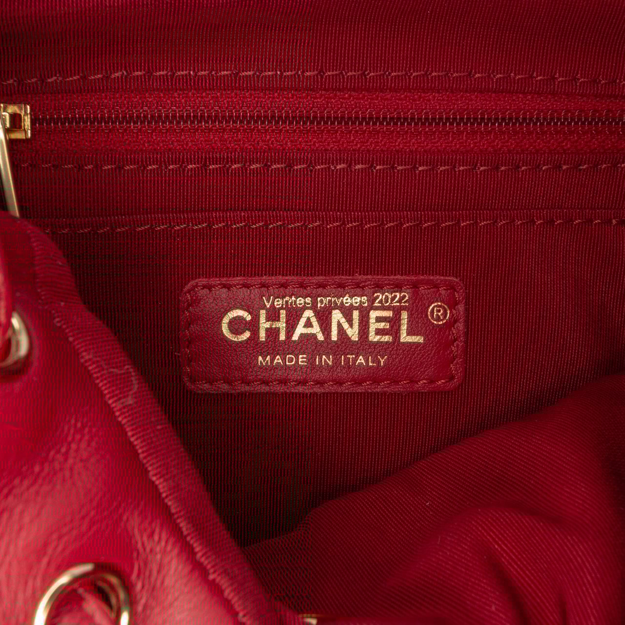 Chanel Mini Quilted Lambskin Urban Spirit Backpack Rood
