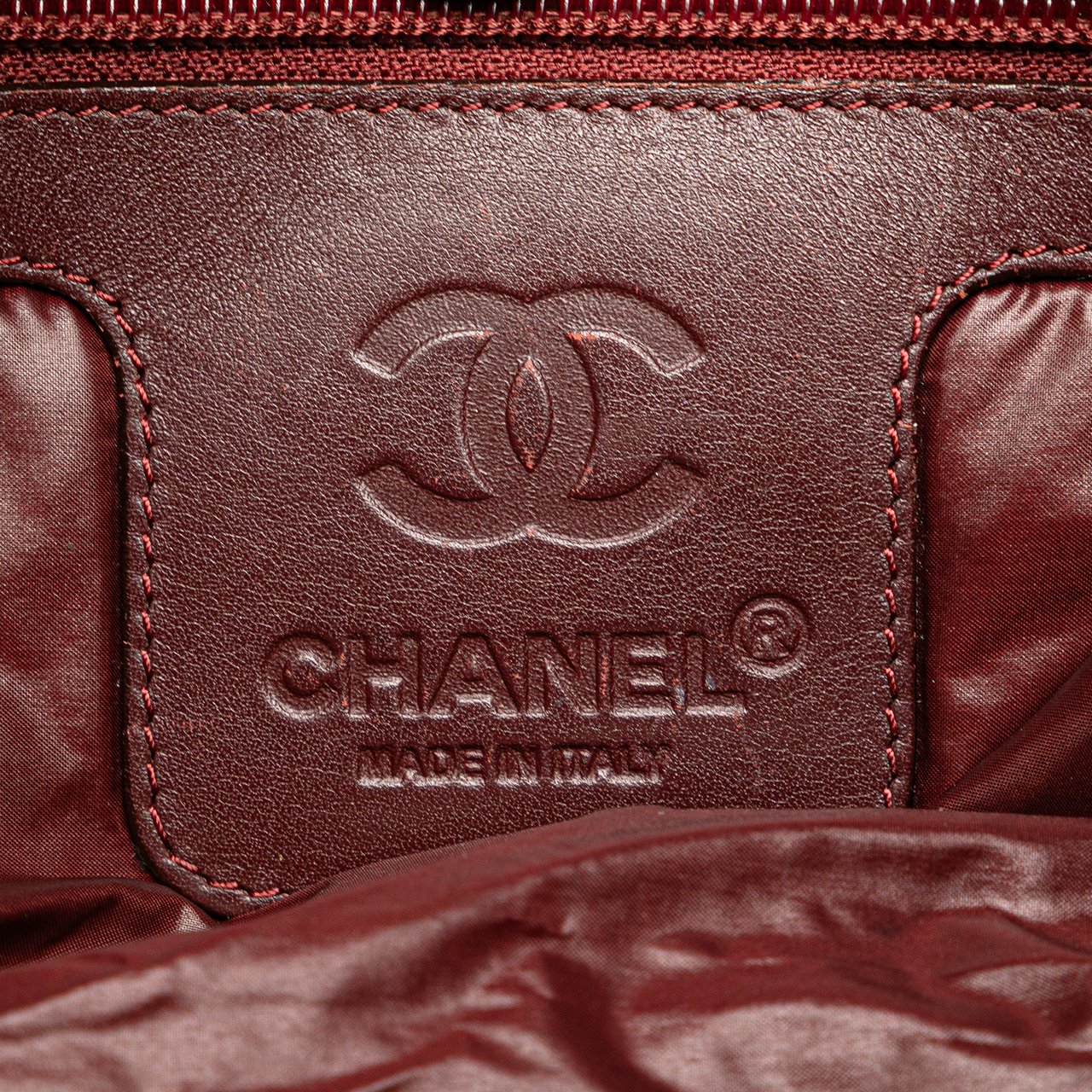 Chanel Small Quilted Nylon Coco Cocoon Tote Zwart