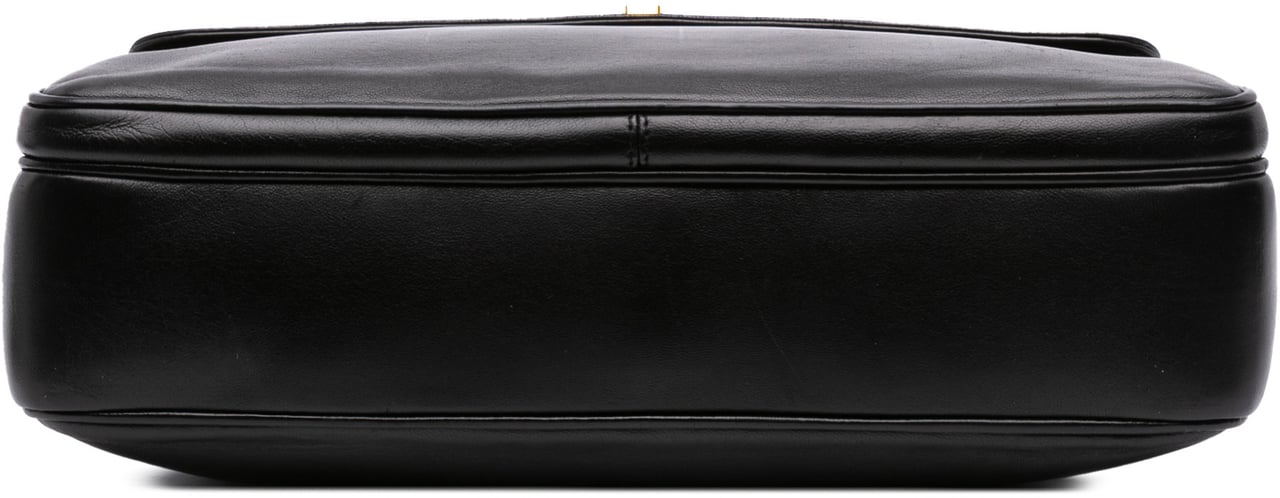 Chanel CC Lambskin Front Pocket Tote Zwart