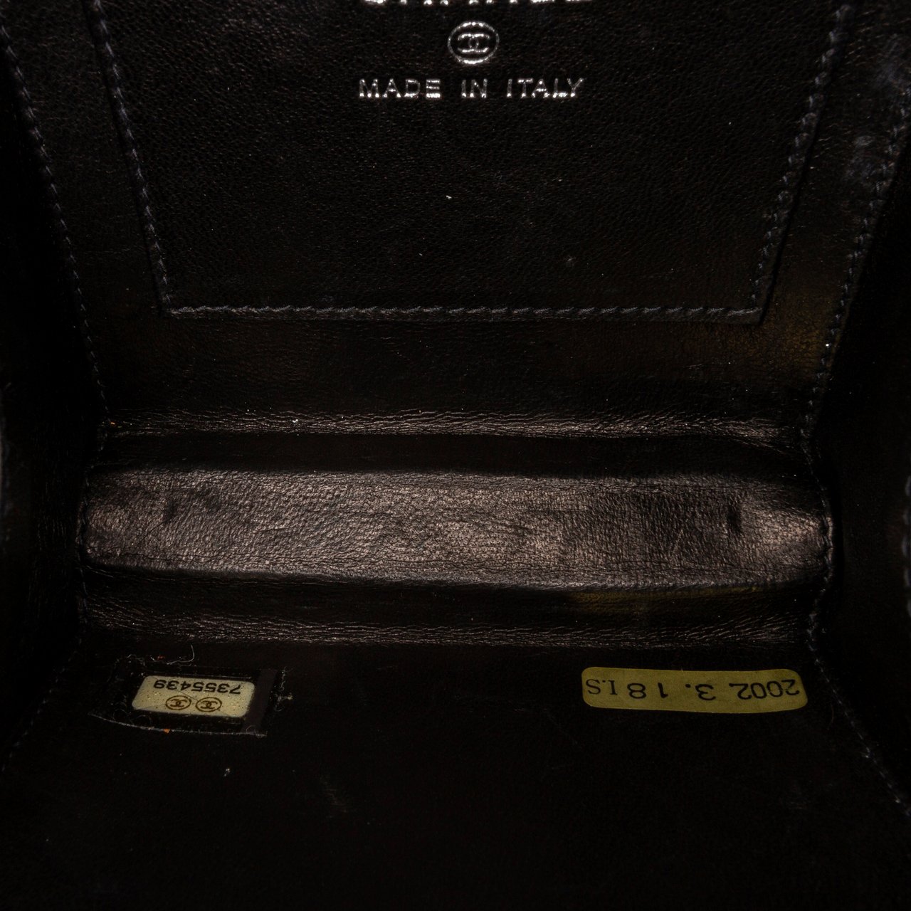 Chanel Choco Bar Lucite Perspex Clutch Zwart