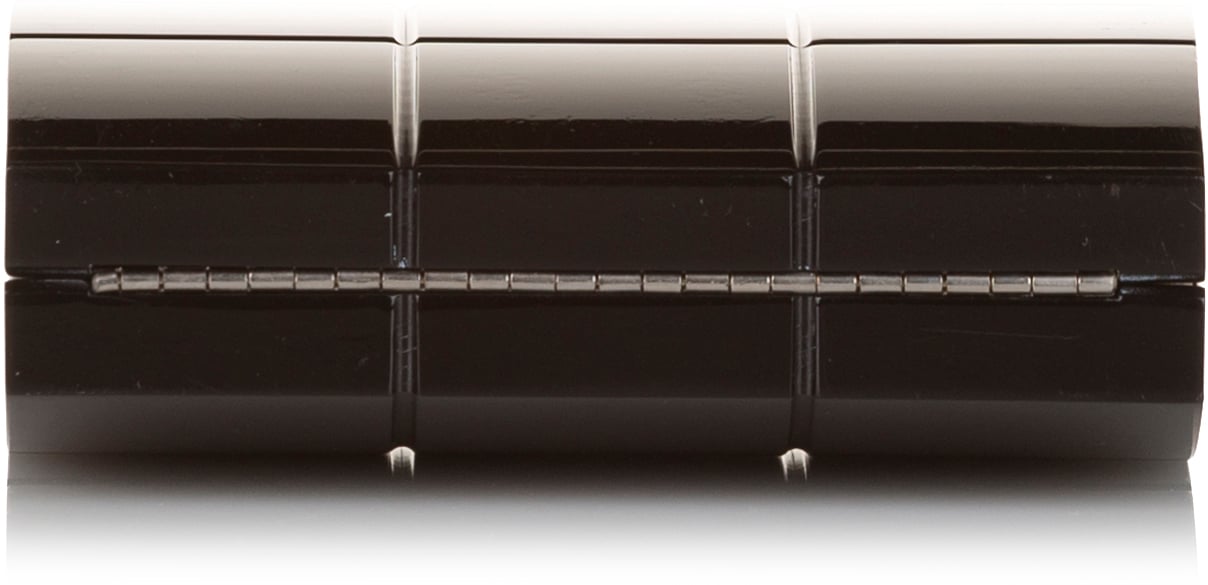 Chanel Choco Bar Lucite Perspex Clutch Zwart