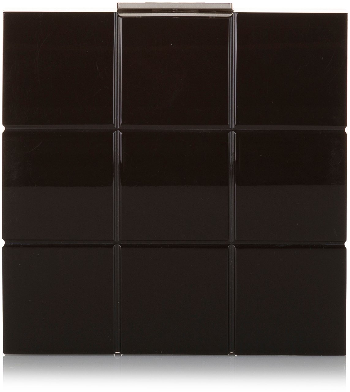 Chanel Choco Bar Lucite Perspex Clutch Zwart