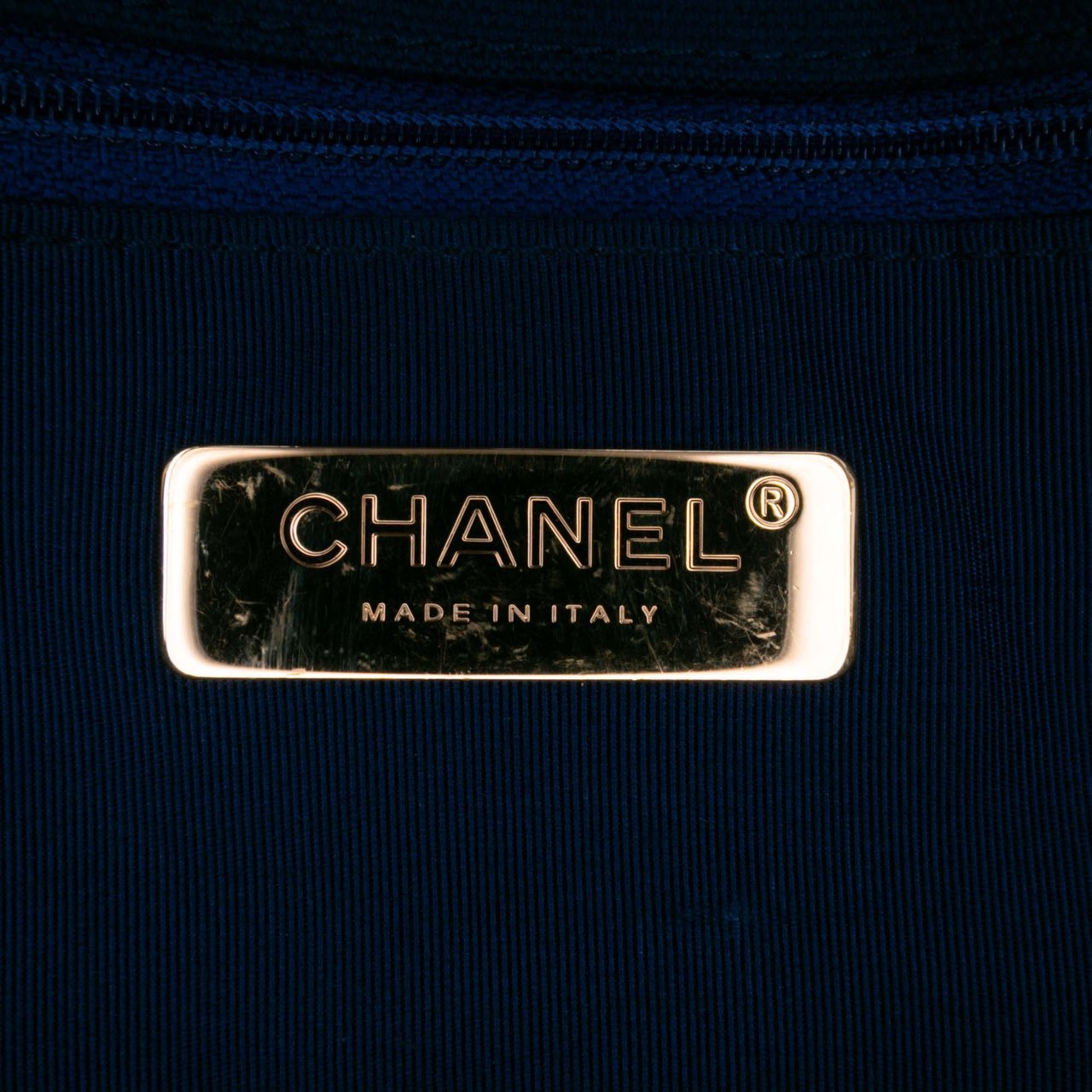 Chanel Medium Canvas and Cotton 19 Flap Blauw