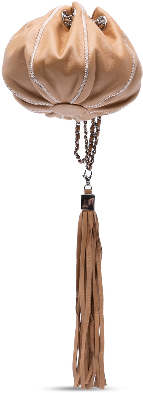 Chanel Mini Lambskin and Satin Reversible Sac Cordon Bruin