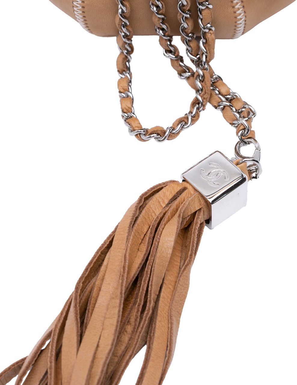 Chanel Mini Lambskin and Satin Reversible Sac Cordon Bruin
