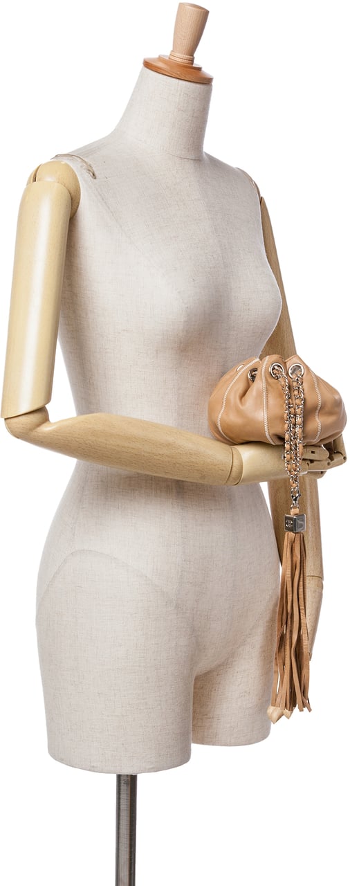 Chanel Mini Lambskin and Satin Reversible Sac Cordon Bruin