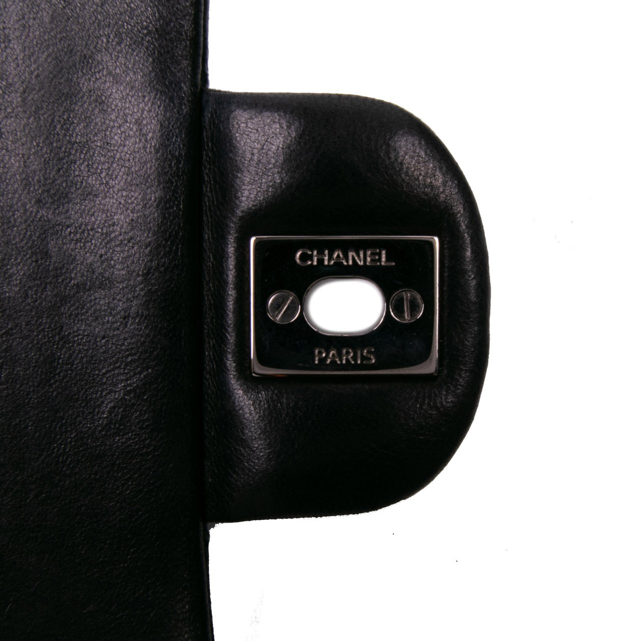 Chanel Medium Classic Lambskin Double Flap Zwart