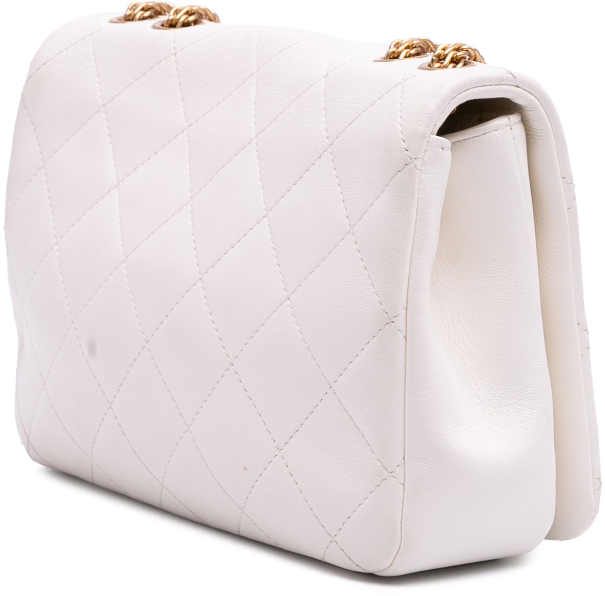 Chanel Small Quilted Lambskin On And On Chain Flap Wit