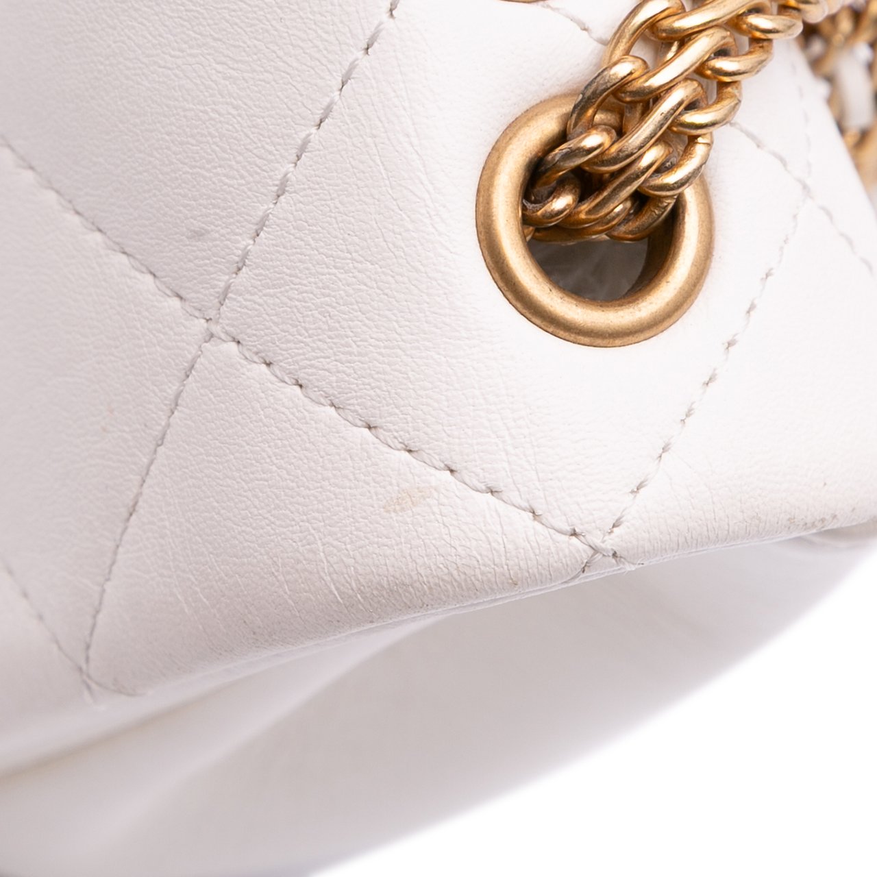 Chanel Small Quilted Lambskin On And On Chain Flap Wit