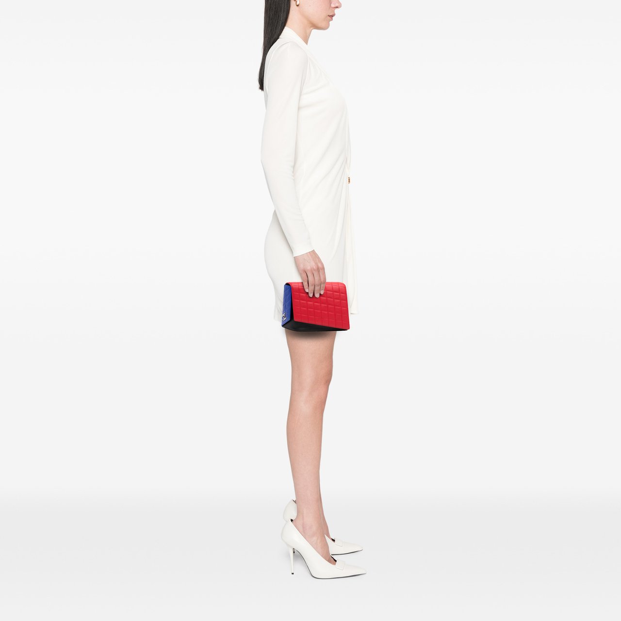 Chanel Quilted Lambskin Fresh Air Clutch Rood