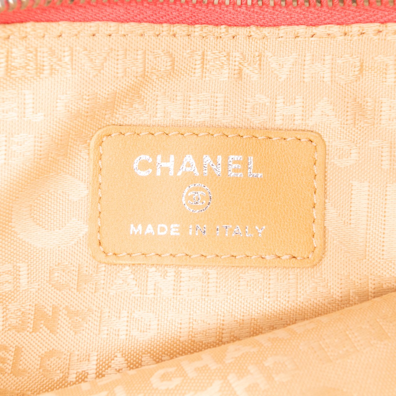 Chanel Lambskin Precious Symbols Pochette Roze