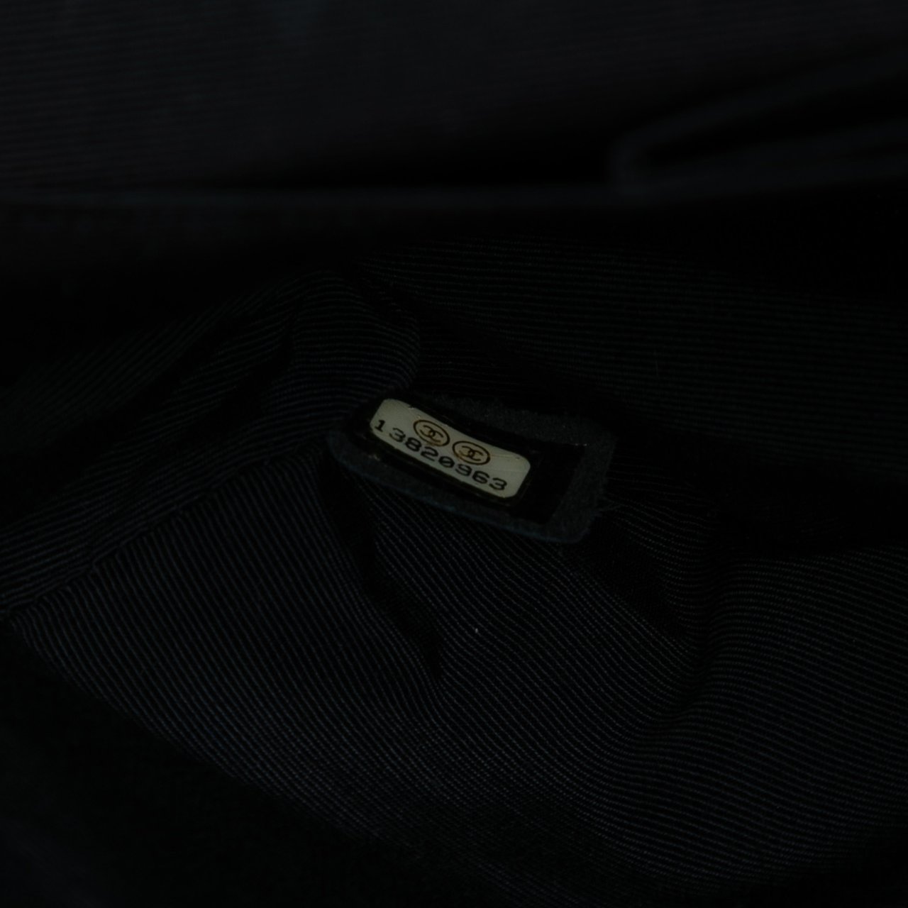 Chanel Medium Classic Tweed Sequins Double Flap Zwart