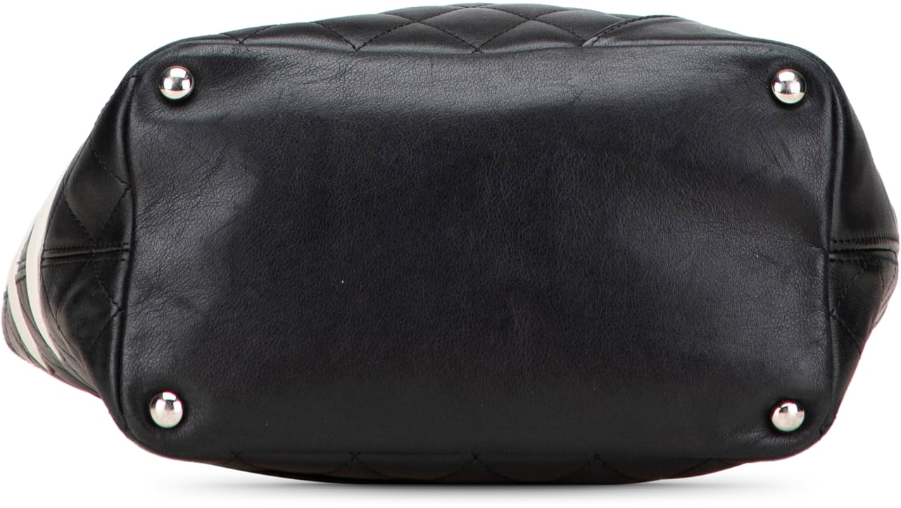 Chanel Medium Lambskin Cambon Ligne Tote Zwart