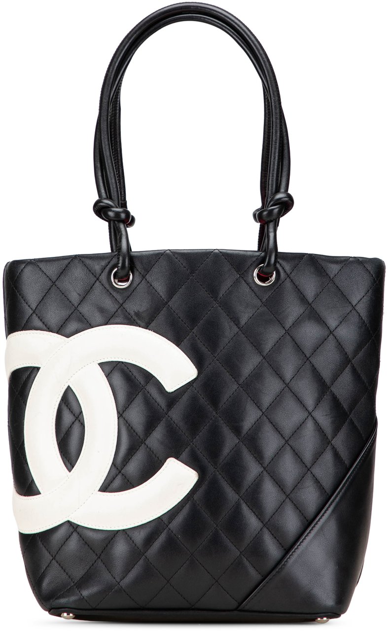 Chanel Medium Lambskin Cambon Ligne Tote Zwart