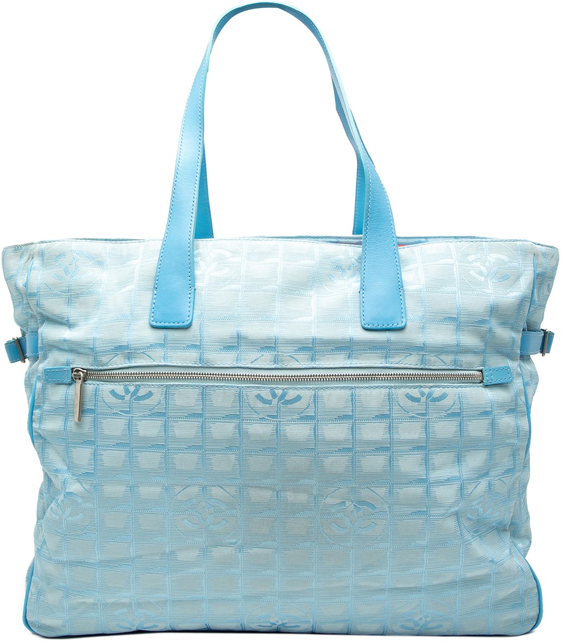 Chanel New Travel Line Nylon Tote Blauw