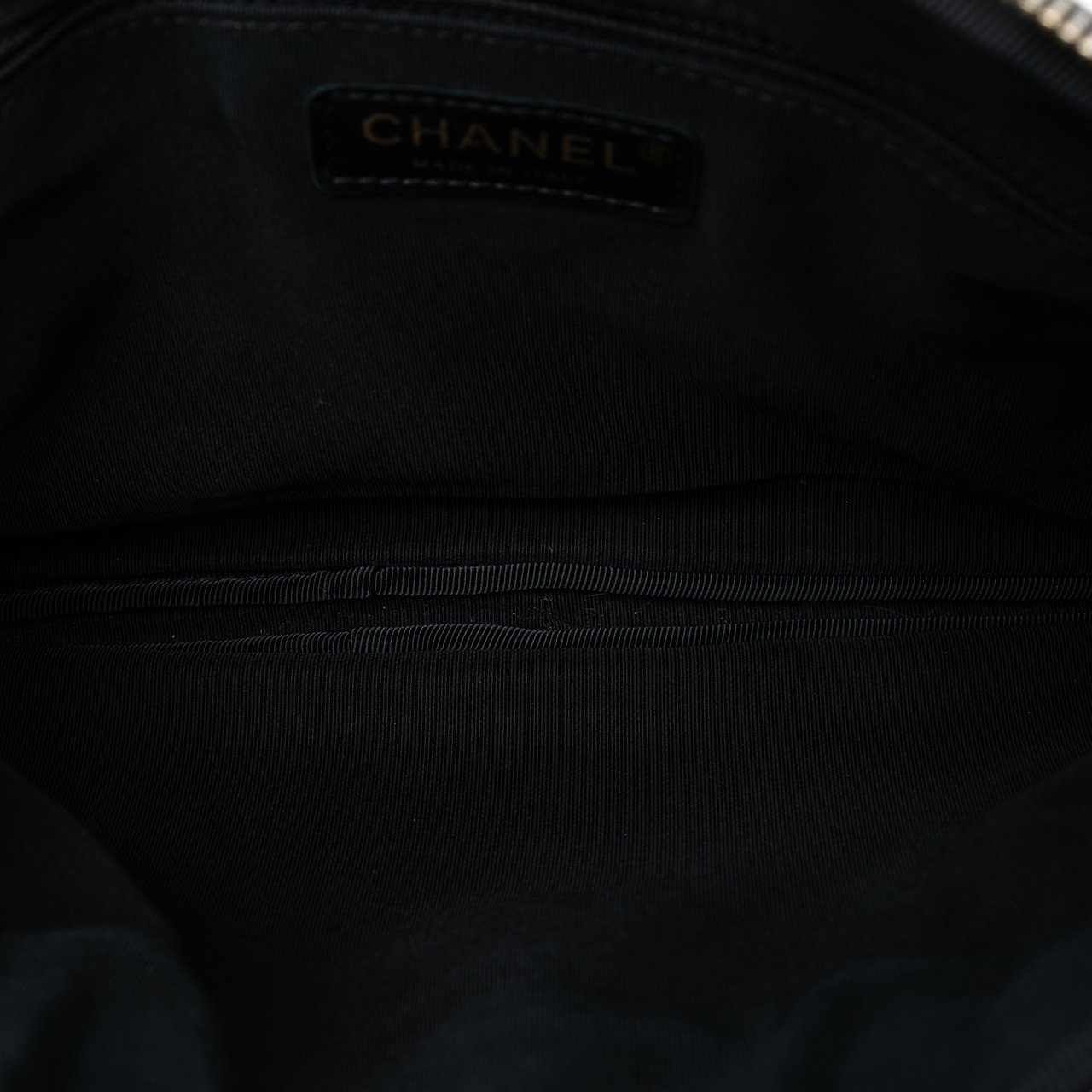 Chanel Small Quilted Lambskin Girl Clutch on Chain Bruin