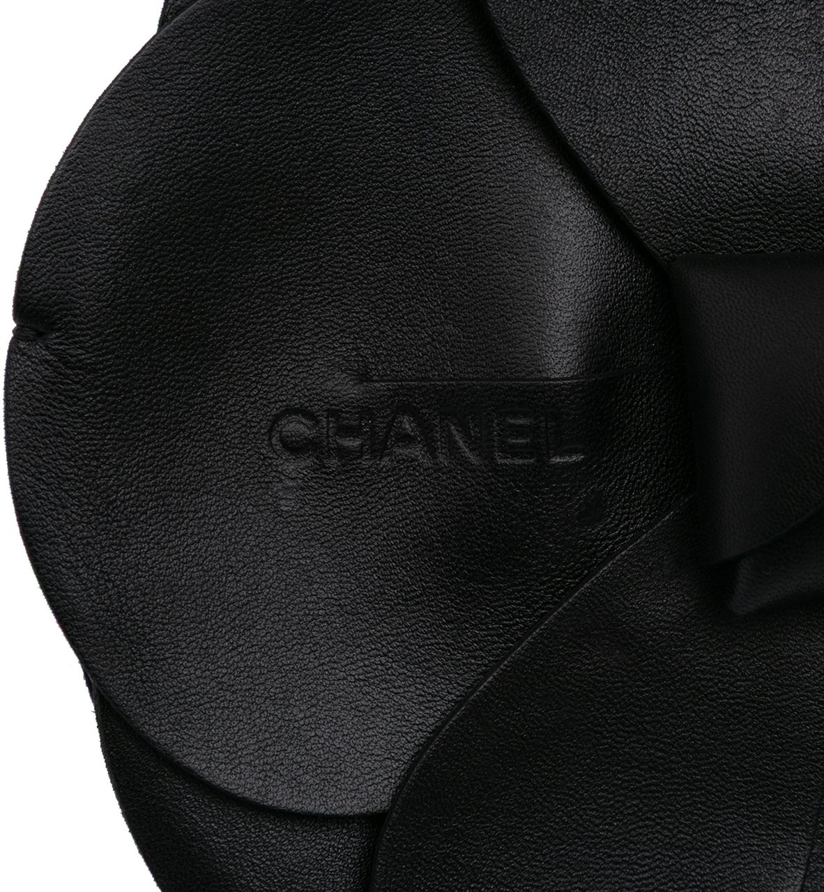 Chanel Lambskin and Satin Camellia Flower Evening Bag Zwart