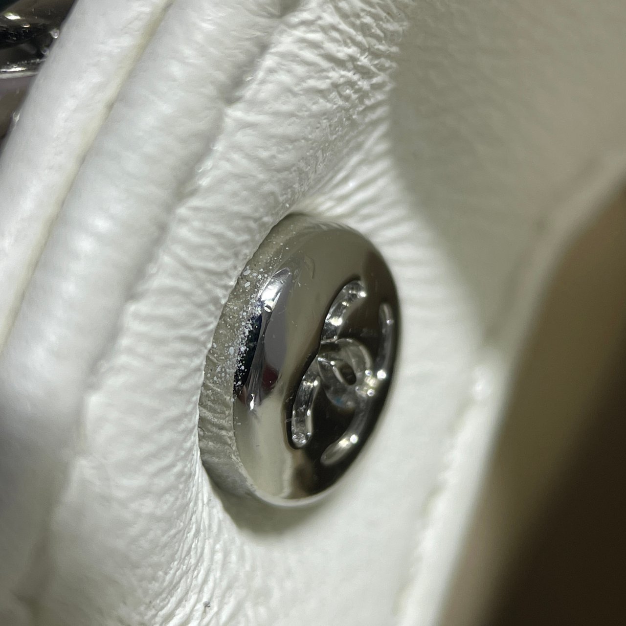 Chanel Mini Quilted Lambskin Chain Rows Flap Wit