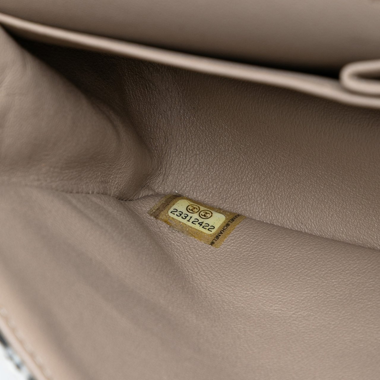 Chanel Medium Classic Tweed Double Flap Wit