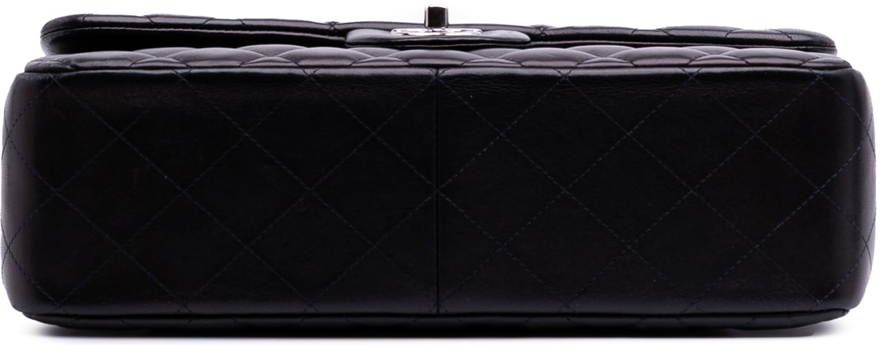 Chanel Jumbo Classic Lambskin Double Flap Blauw