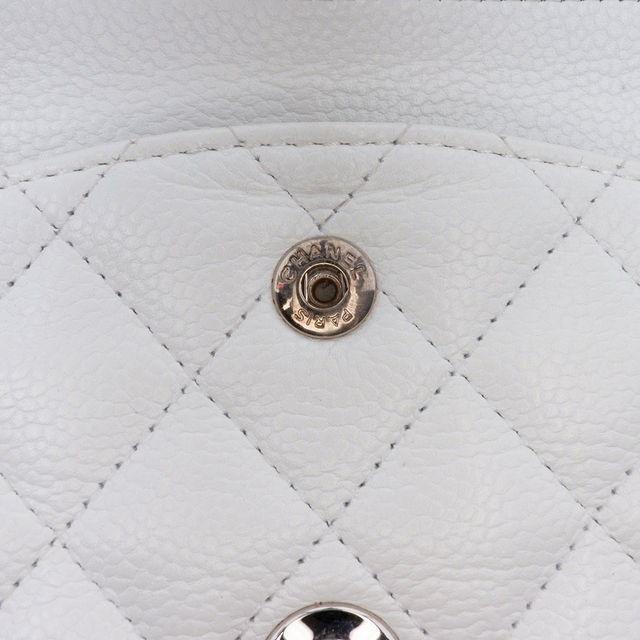 Chanel Medium Classic Caviar Double Flap Wit