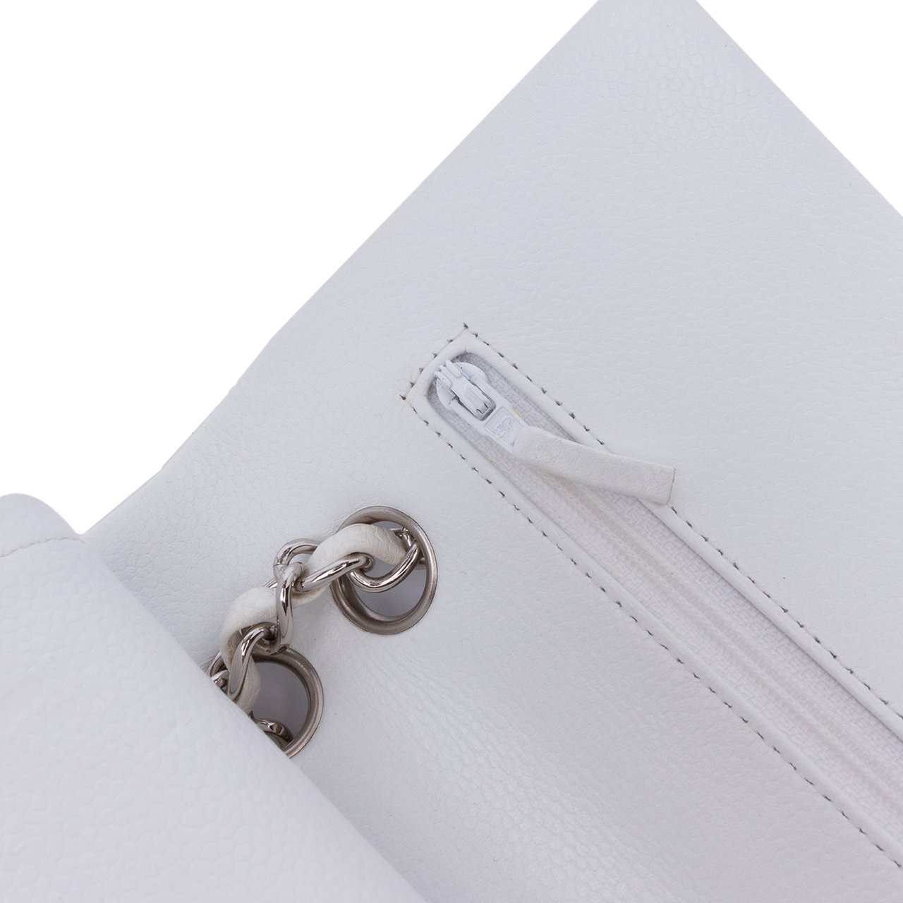 Chanel Medium Classic Caviar Double Flap Wit