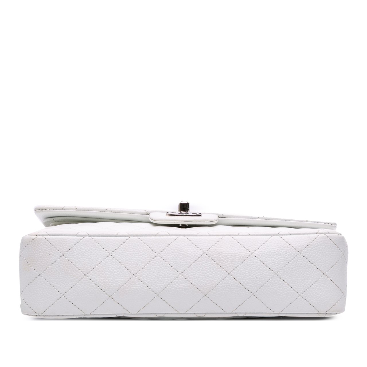 Chanel Medium Classic Caviar Double Flap Wit