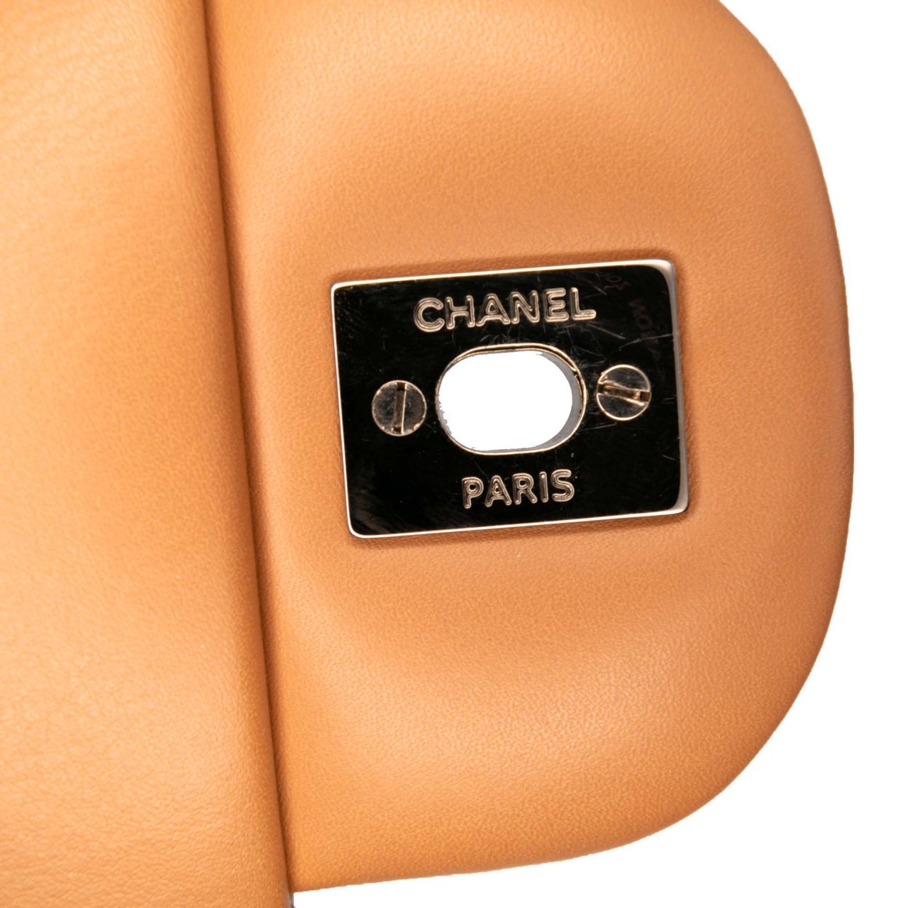 Chanel Jumbo Classic Metallic Patent Double Flap Bruin