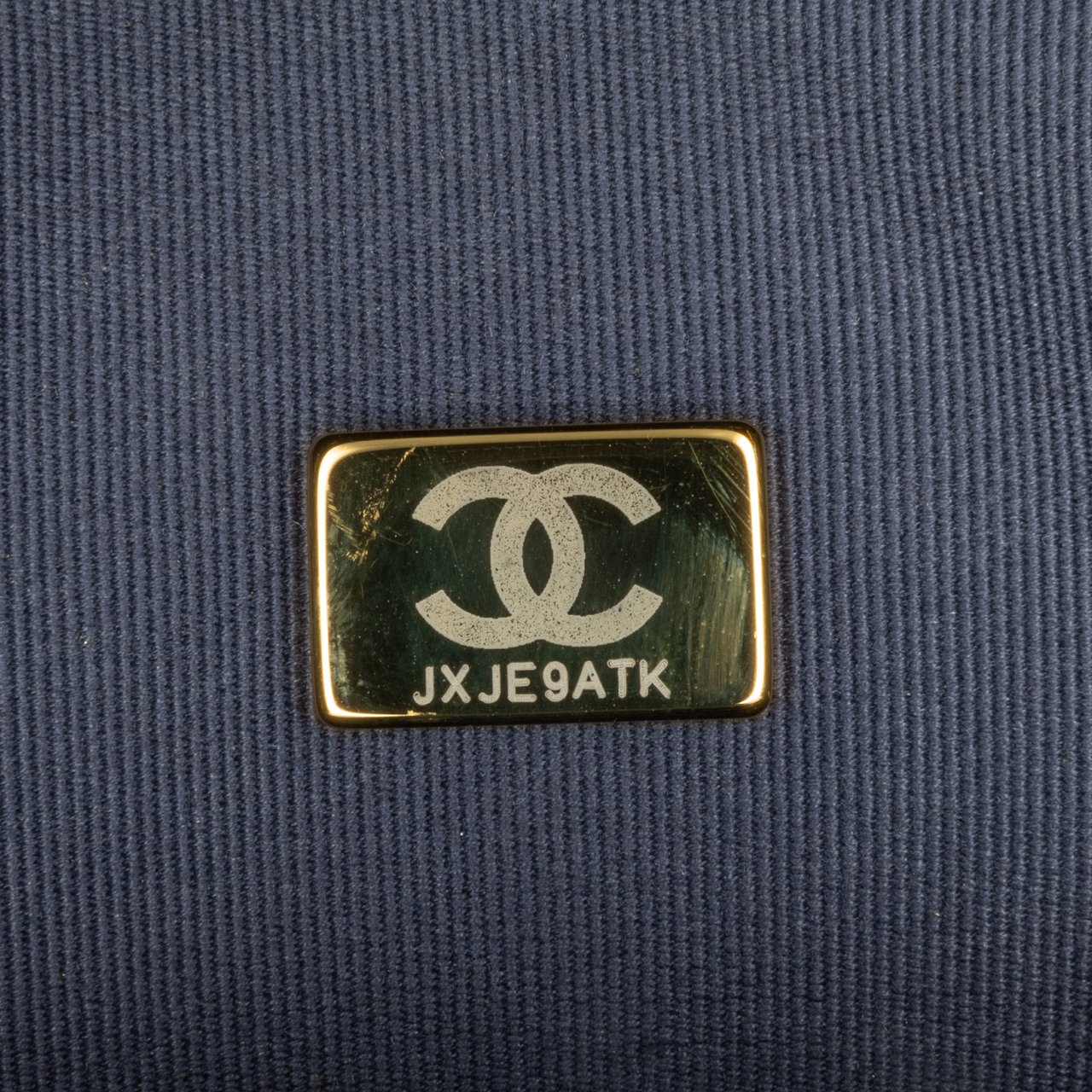 Chanel Small Tweed School Memory Top Handle Flap Blauw