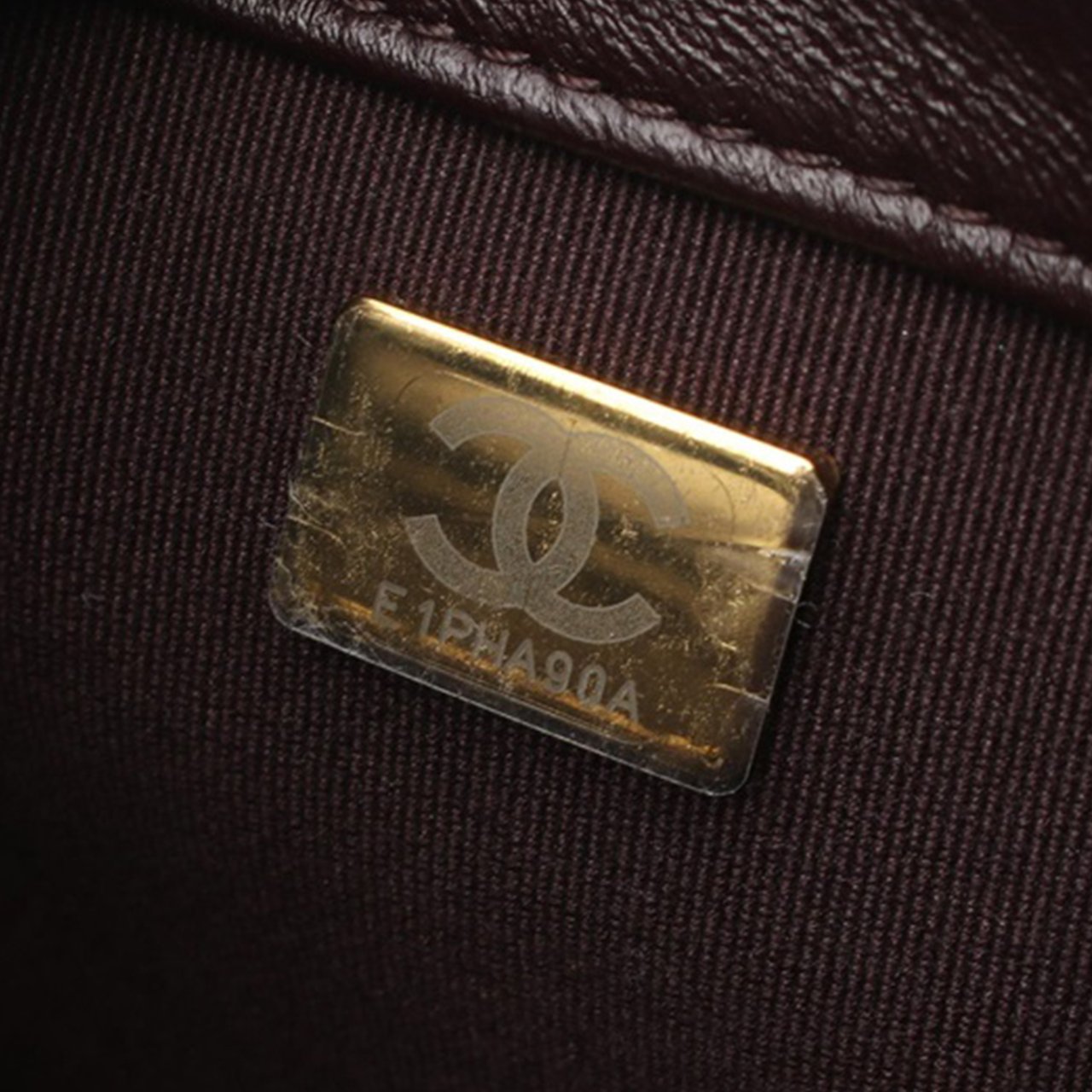 Chanel Medium Quilted Lambskin Whipstitch Flap Bruin