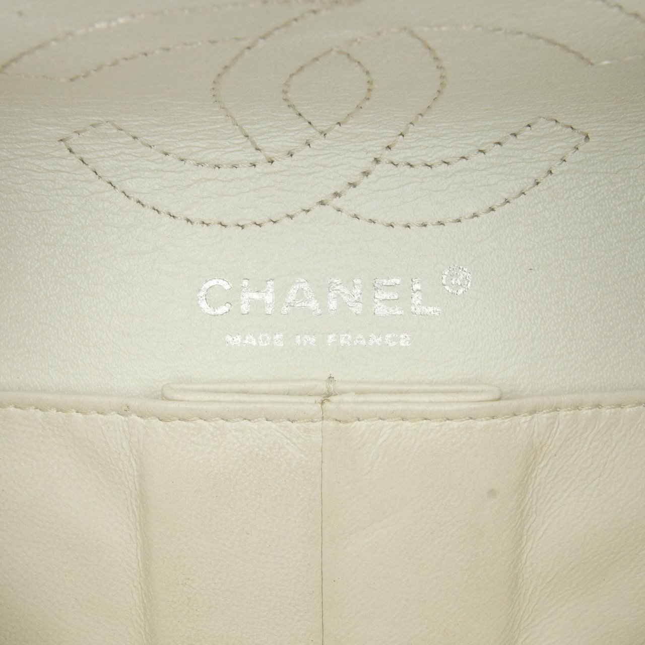 Chanel Mini Reissue 2.55 Patent Double Flap Geel