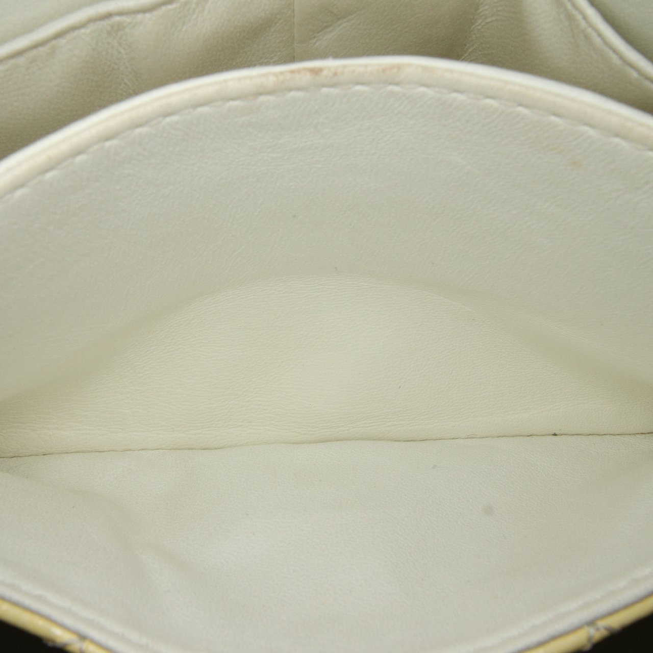 Chanel Mini Reissue 2.55 Patent Double Flap Geel