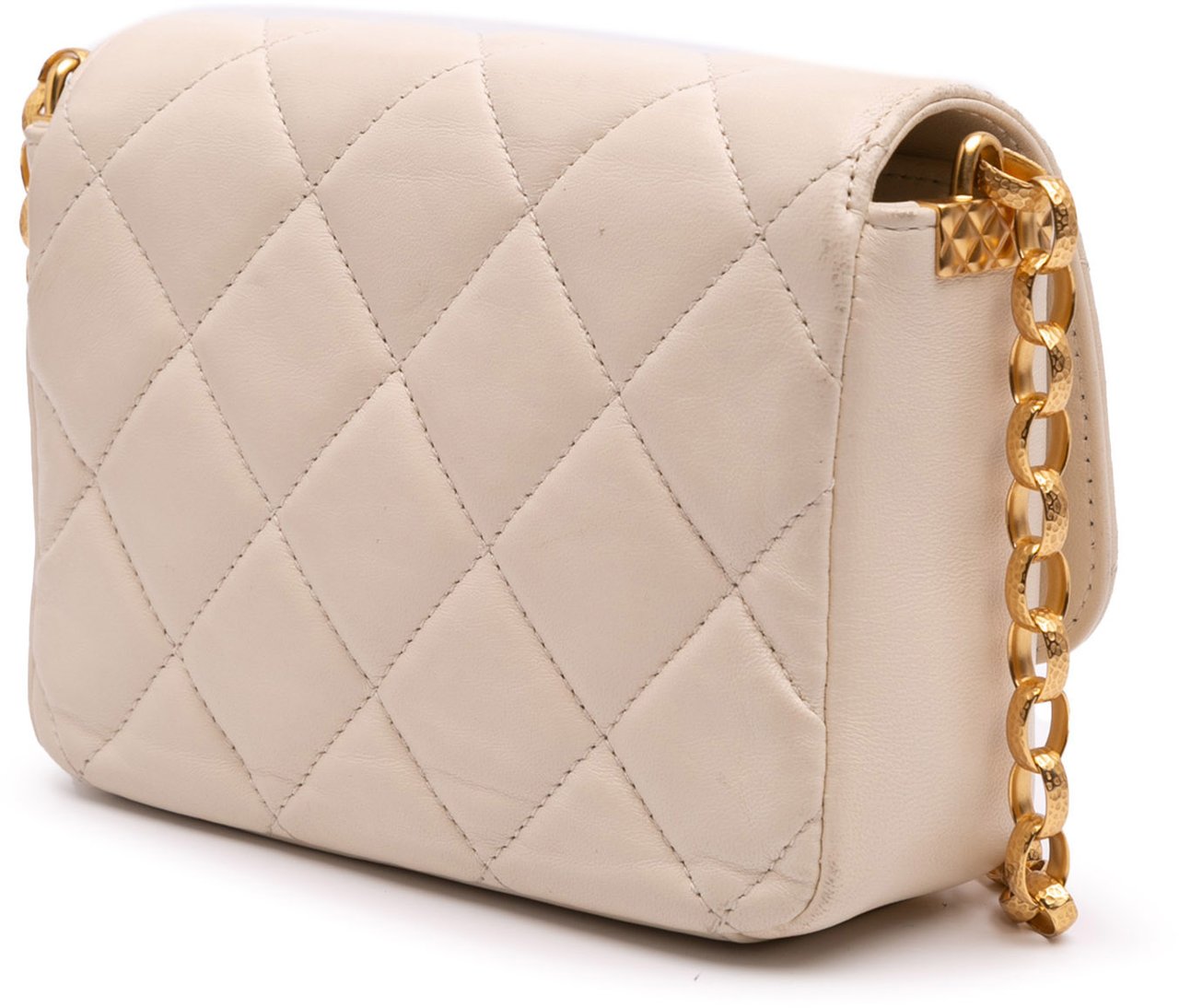 Chanel Small Quilted Lambskin CC Coin Flap Bruin
