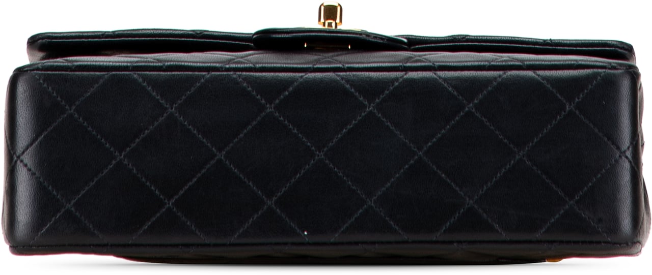 Chanel Small Classic Lambskin Double Flap Zwart