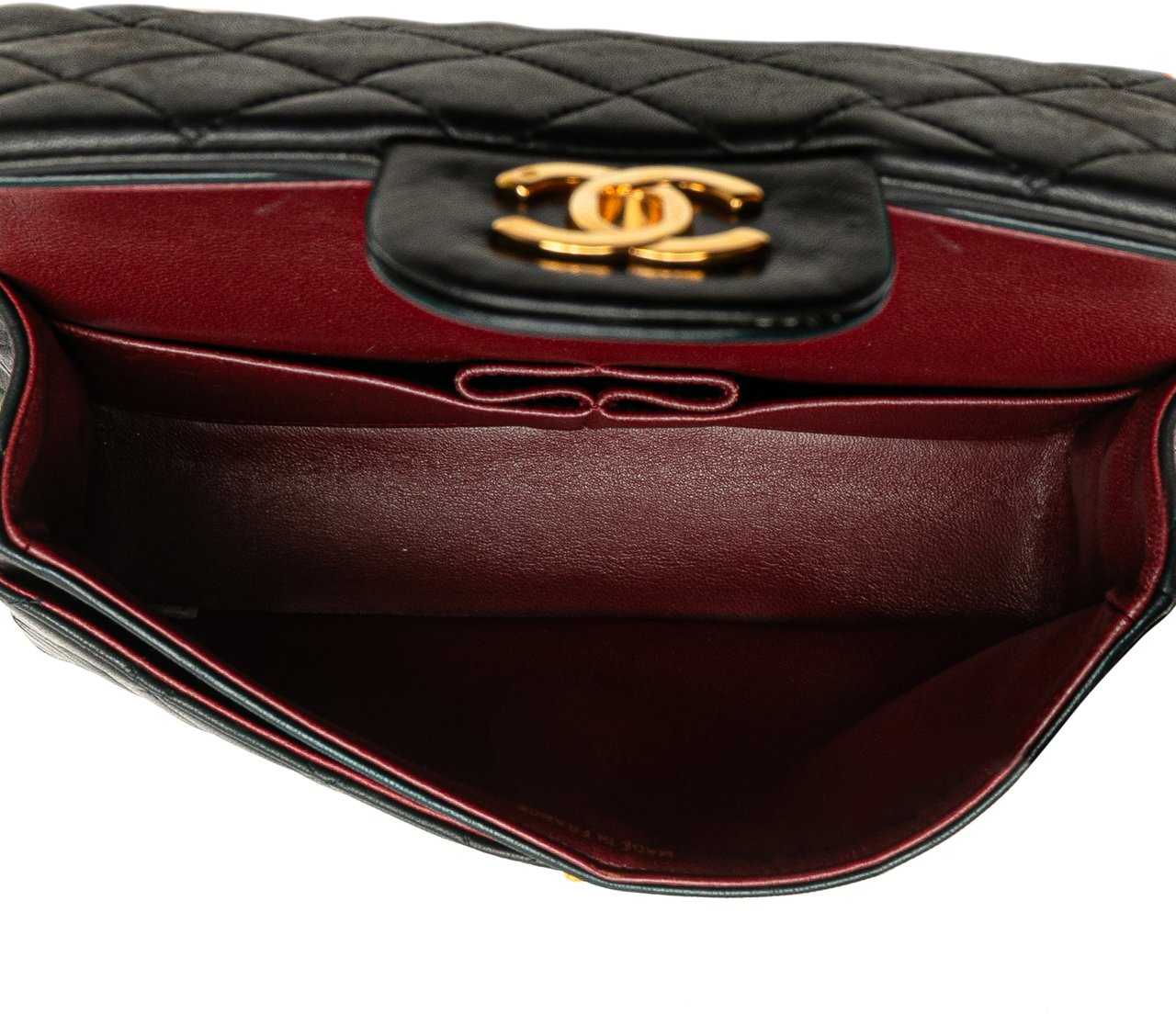 Chanel Small Classic Lambskin Double Flap Zwart