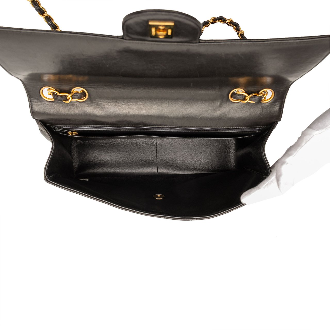 Chanel Jumbo Classic Lambskin Single Flap Zwart