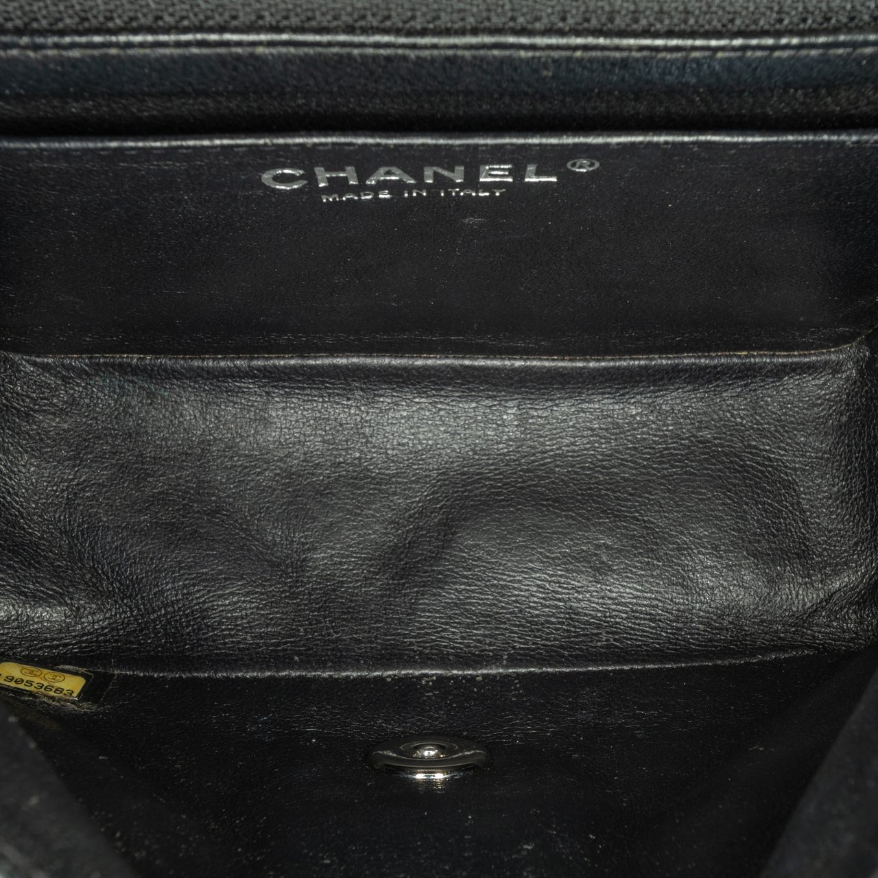 Chanel Mini Square Classic Patent Single Flap Zwart