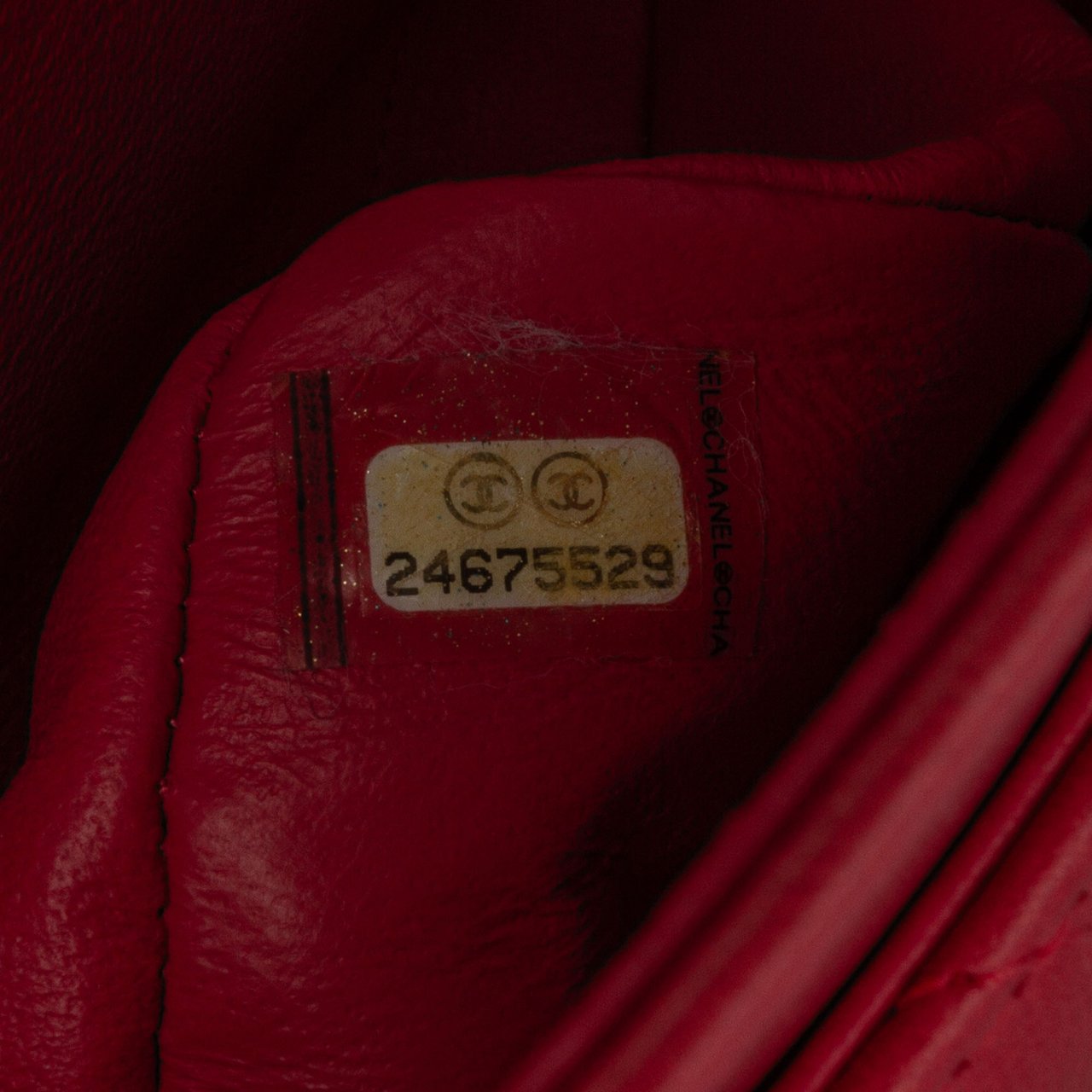 Chanel Medium Classic Chevron Lambskin Double Flap Roze