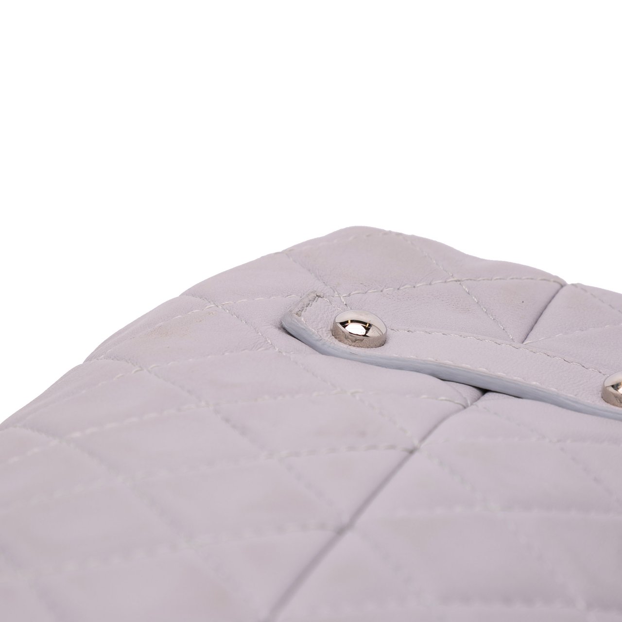 Chanel Quilted Lambskin x3 Accordion Tote Grijs