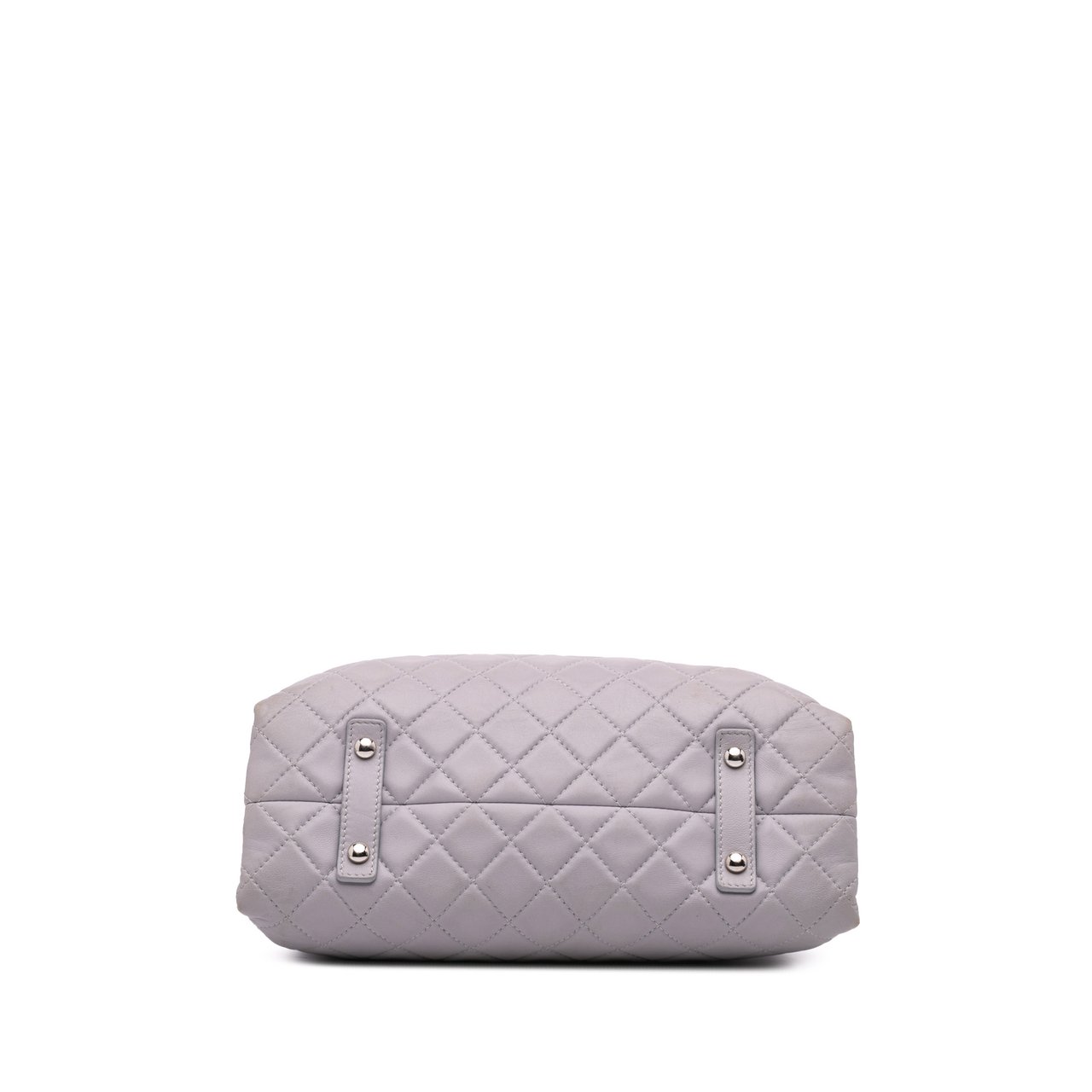 Chanel Quilted Lambskin x3 Accordion Tote Grijs