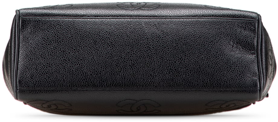Chanel Triple CC Caviar Shoulder Bag Zwart